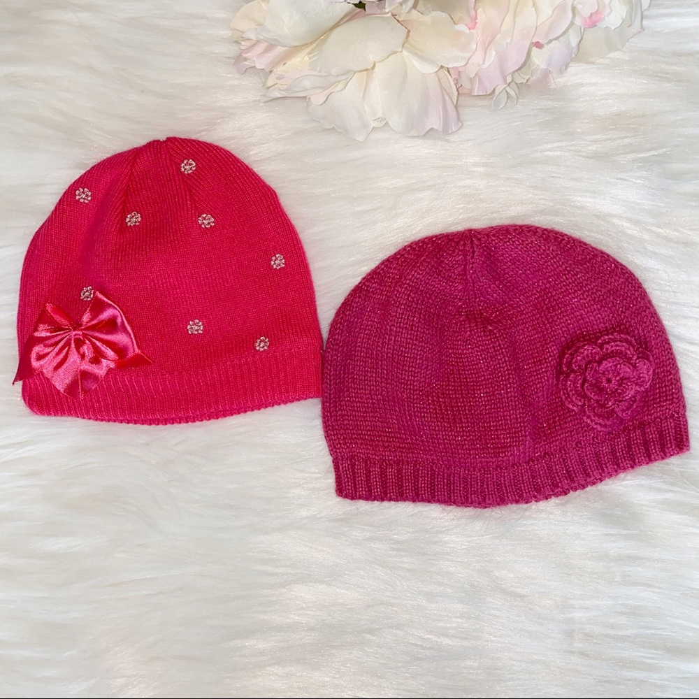 Baby Girl 0-3 months Pink Hats/beanies